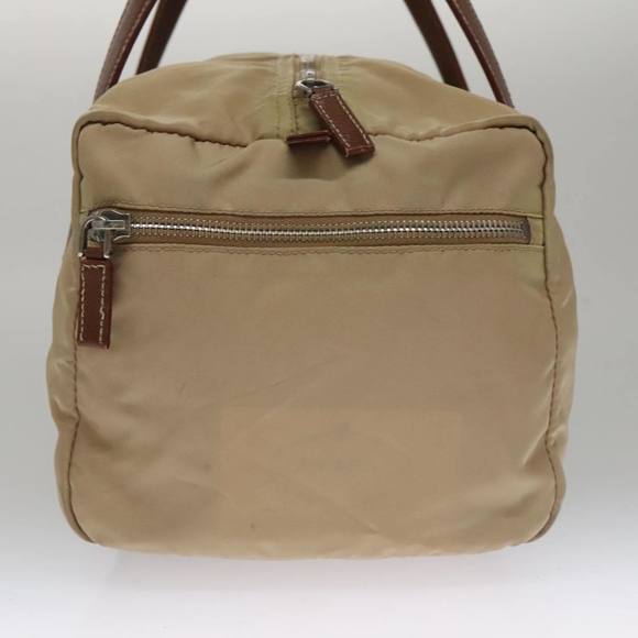 PRADA Hand Bag Nylon Beige Auth 103771 - Picture 3 of 16